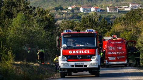 Na pogorišču v Gabrjah našli truplo
