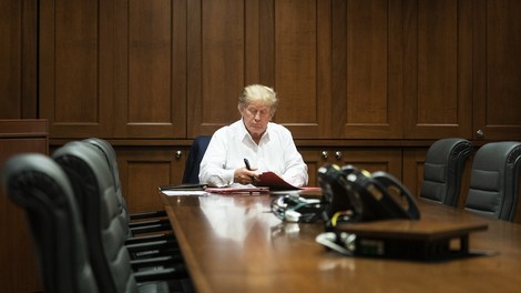 Donald Trump prek družbenega omrežja zagotovil, da mu gre na bolje