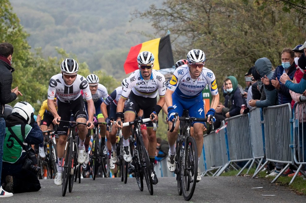 Julian Alaphilippe se je opravičil tekmecem in pohvalil Primoža Rogliča (foto: profimedia)