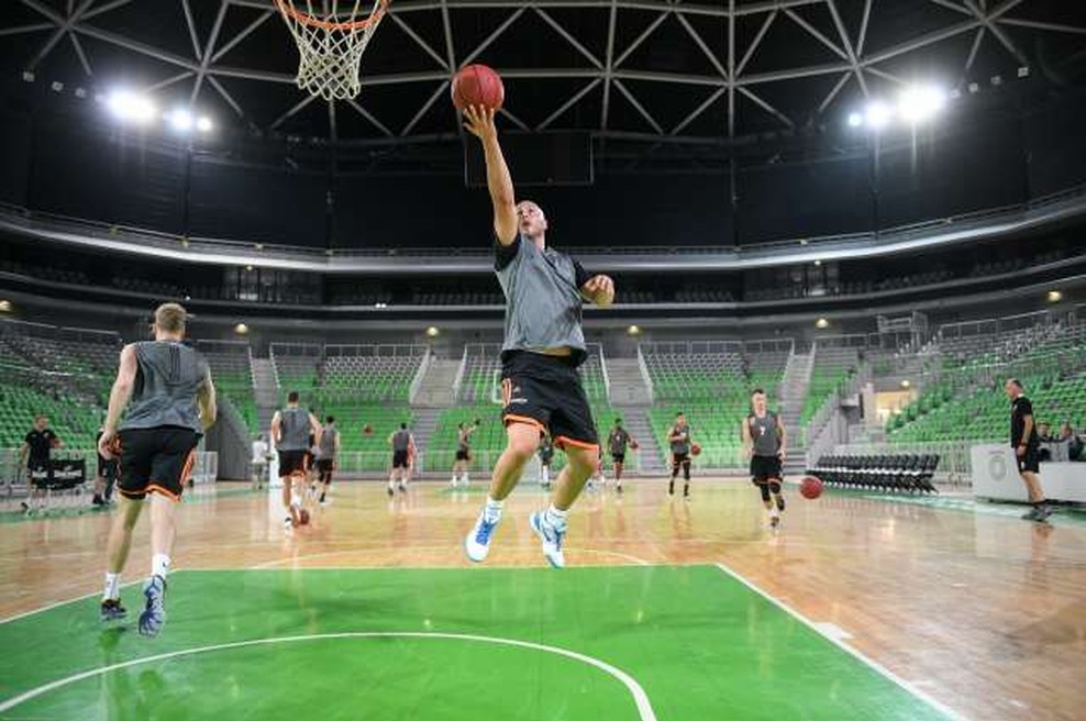 Košarkarji Cedevite Olimpija v desetdnevni karanteni (foto: Nebojša Tejić/STA)