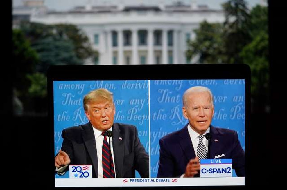 Drugo soočenje Trumpa in Bidna bo virtualno, Trump zavrnil udeležbo (foto: Xinhua/STA)