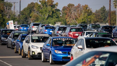 [V DELU] Parada avtomobilov Subaru, ki je podrla svetovni rekord