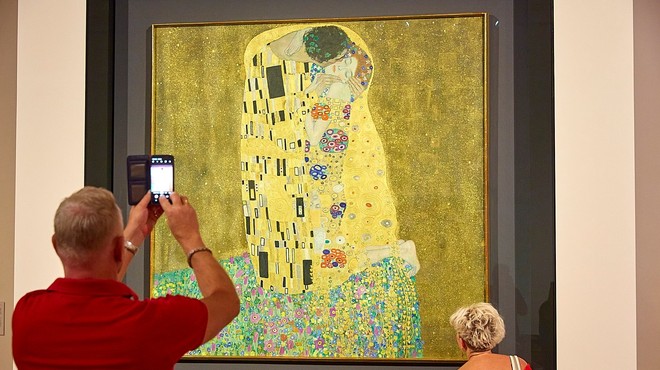 Ukradena in za skrivnimi vrati najdena Klimtova slika bo od novembra na ogled v Piacenzi (foto: profimedia)