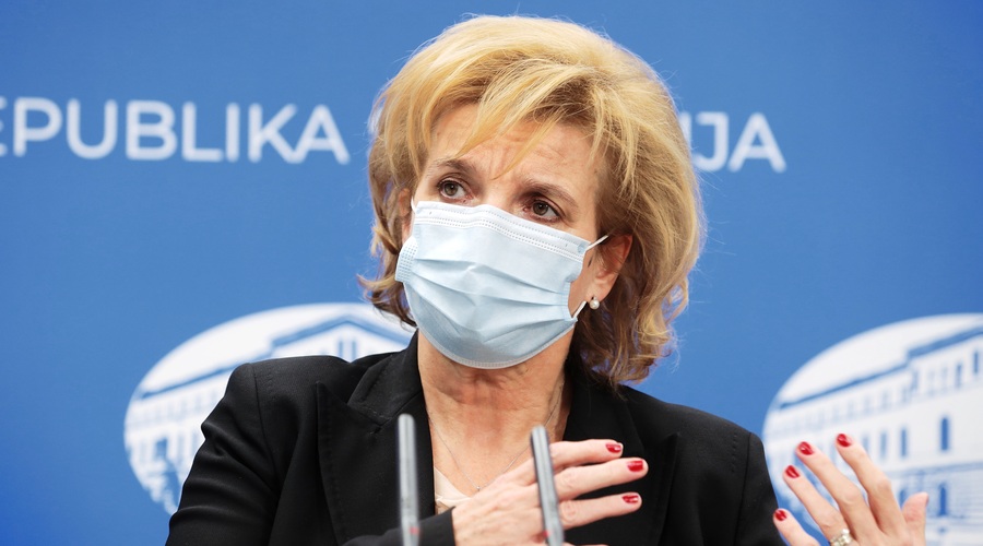 Vlada bo danes verjetno podaljšala trenutne ukrepe; Beovićeva: Smiselno je, da trajajo 28 dni (foto: Daniel Novakovič/STA)