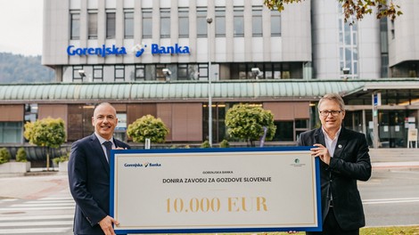 Donacija 10.000 EUR Zavodu za gozdove za razvoj spletne aplikacije in obnovo ter označitev gozdne učne poti