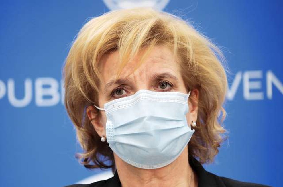 Beovićeva: Ali smo dosegli plato in se bo krivulja obrnila navzdol, bomo videli v naslednjih dneh (foto: STA/Daniel Novakovič)