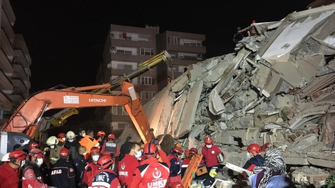 Po potresu v Egejskem morju narašča število žrtev