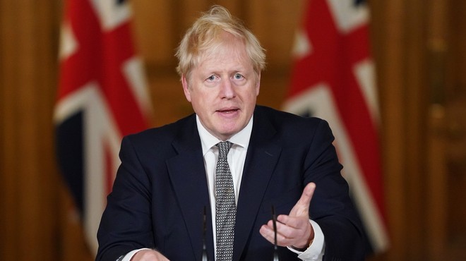 Britanski premier Boris Johnson napovedal enomesečno karanteno (foto: profimedia)