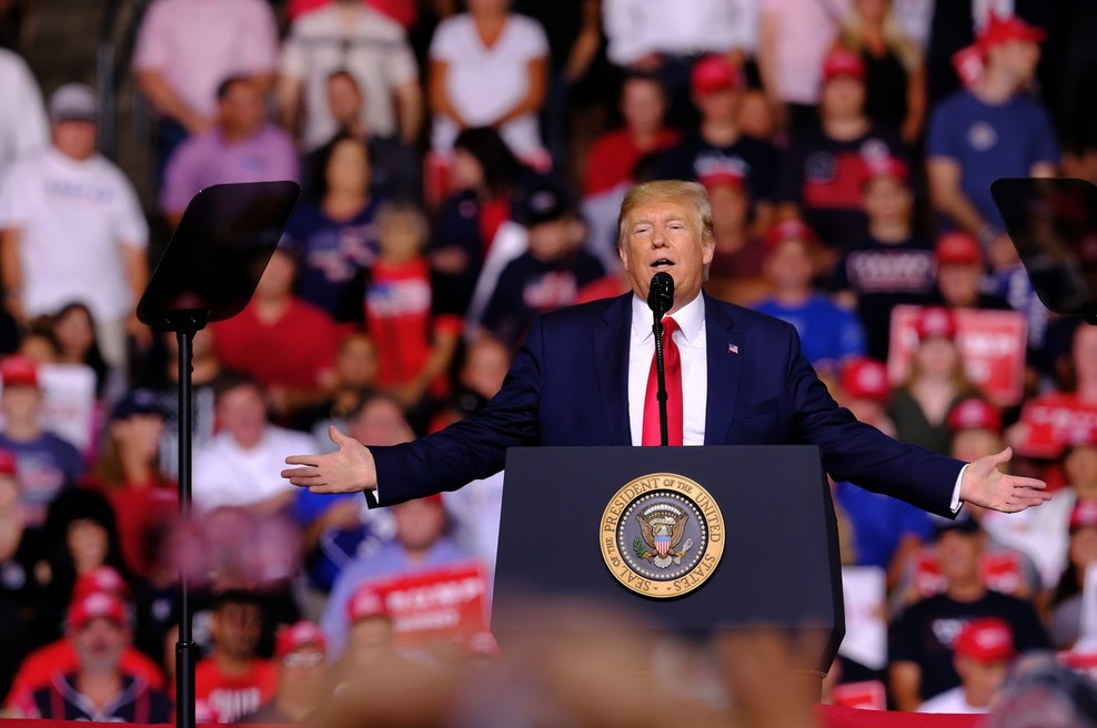Trumpu zmago na Floridi s podporo Kubancev v Miamiju prineslo zmerjanje Bidena s socialistom (foto: profimedia)