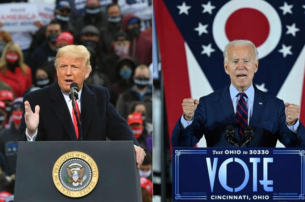 Biden še naprej zmanjšuje zaostanek za Trumpom, odločilnih le še pet držav (foto: Shutterstock)
