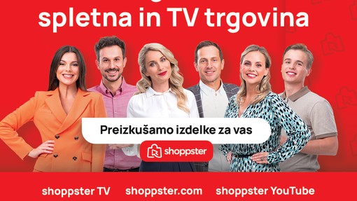 Televizijski in spletni kanal Shoppster TV pričel oddajati tudi v Sloveniji!