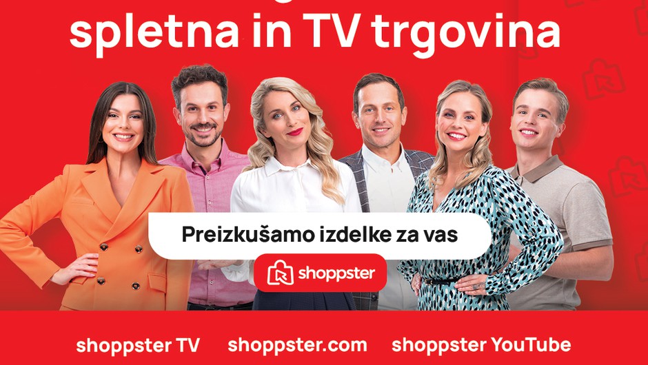 
                            Televizijski in spletni kanal Shoppster TV pričel oddajati tudi v Sloveniji! (foto: shoppster)