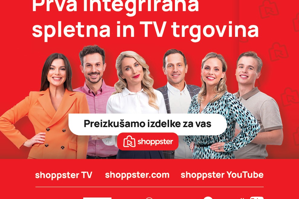 Televizijski in spletni kanal Shoppster TV pričel oddajati tudi v Sloveniji! (foto: shoppster)