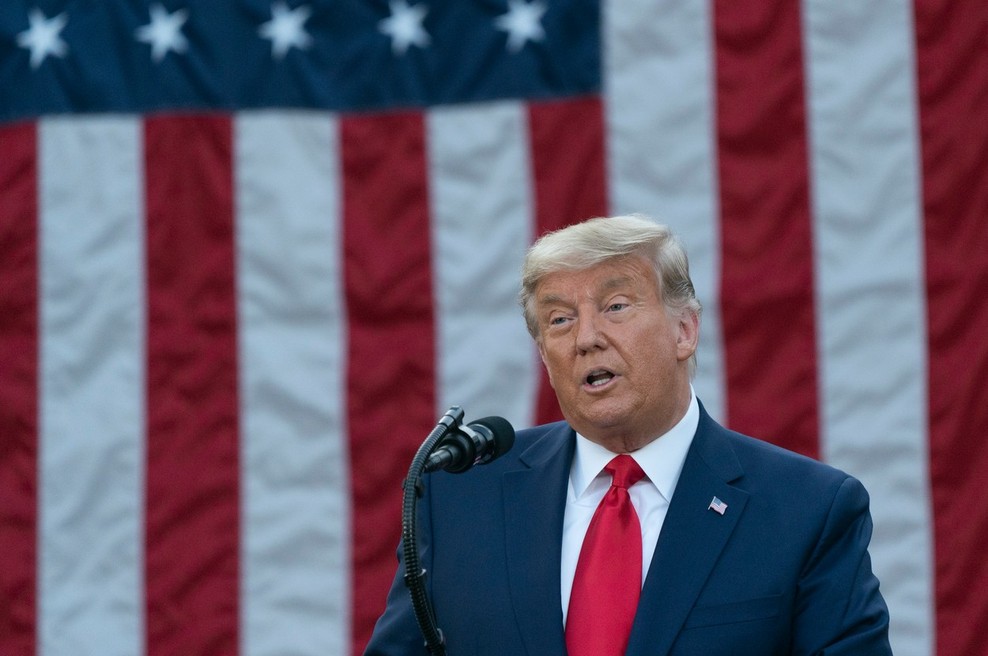 Trumpu sodni porazi niso vzeli poguma, na izid volitev skuša vplivati z elektorji (foto: profimedia)