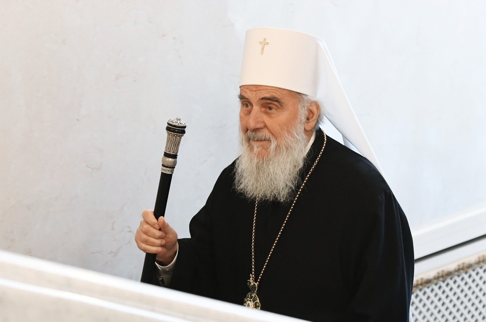 Zaradi covida-19 umrl patriarh Srbske pravoslavne cerkve Irinej (foto: Profimedia)