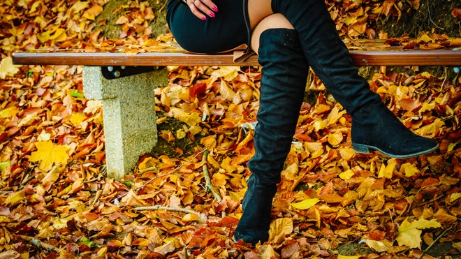 Visoki škornji čez kolena se bodo letošnjo zimo nosili tako (+ kje jih kupiti) (foto: Shutterstock)