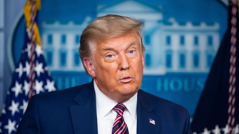 Trump prvič pred novinarji povedal, da bo zapustil Belo hišo, če bo potrjena Bidnova zmaga