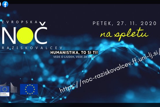 Evropska noč raziskovalcev 2020 z virtualnimi dogodki na temo raziskovanj in inovacij