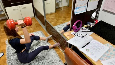 Od ponedeljka na spletu brezplačna organizirana vodena vadba za šolarje