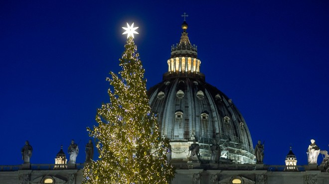 Kako se s preteklimi božičnimi drevesi v Vatikanu primerja slovenska 30-metrska smreka (foto: Profimedia)