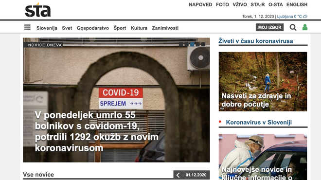 Vlada zamolčala, da je prenehala financirati Slovensko tiskovno agencijo (foto: www.sta.si)