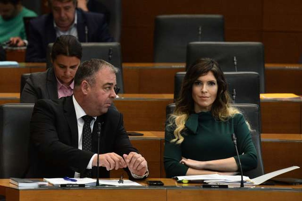 Poslanka Eva Irgl okužena s koronavirusom (foto: Tamino Petelinšek/STA)
