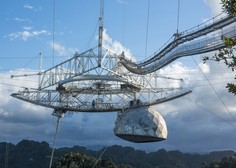 V Portoriku se je zrušil znameniti vesoljski radijski observatorij Arecibo