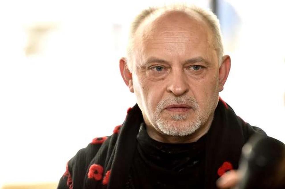 Velika Prešernova nagrajenca sta pisatelj Feri Lainšček in arhitekt Marko Mušič (foto: Tamino Petelinšek/STA)