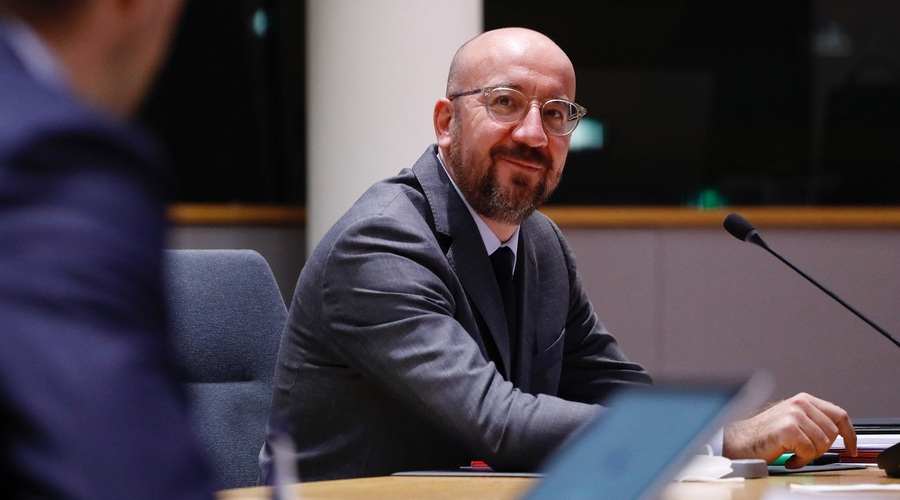Predsednik Evropskega sveta Charles Michel ima očitno tudi poslovno žilico (foto: profimedia)