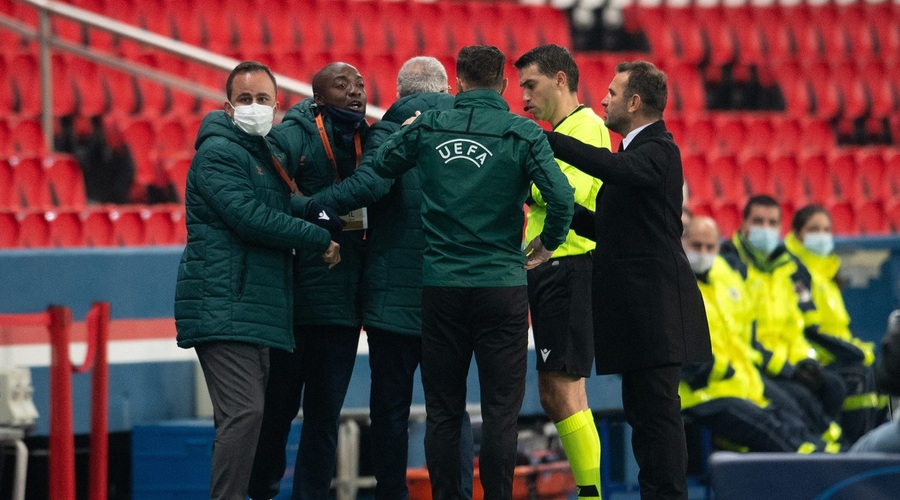 Zdaj je znano, kaj so bile besede sodnika Soltescuja, ki so prekinile tekmo Lige prvakov (foto: profimedia)