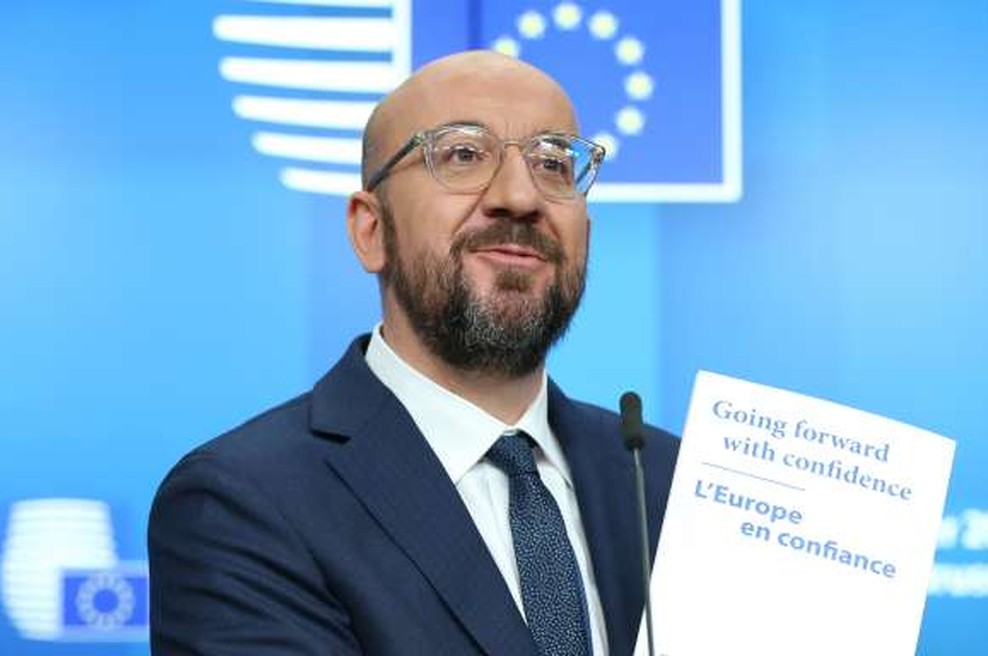 Vrh EU dosegel kompromis, ki odpravlja blokado svežnja za okrevanje (foto: Thierry Monasse/STA)