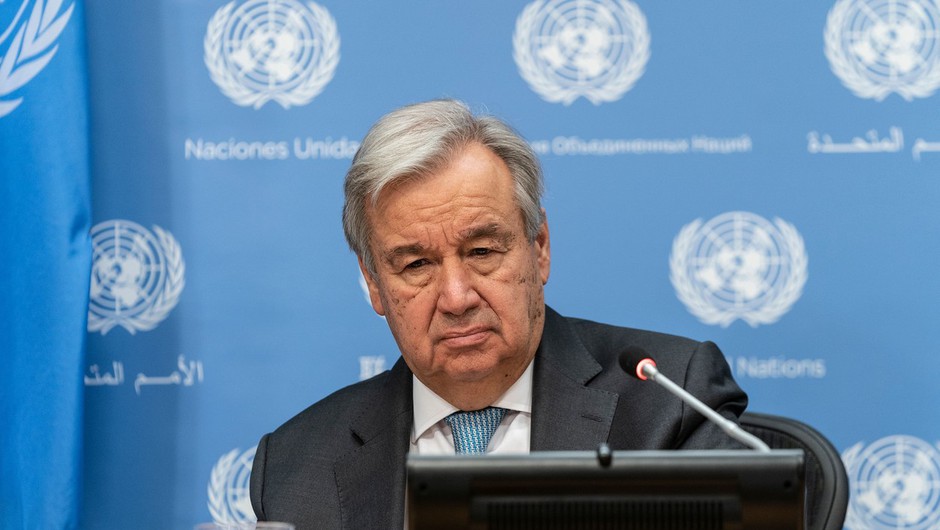 
                            Antonio Guterres poziva svetovne voditelje k razglasitvi izrednih podnebnih razmer (foto: profimedia)