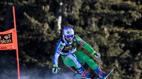 Martin Čater s številko 41 do presenetljive smukaške zmage v Val d'Iseru