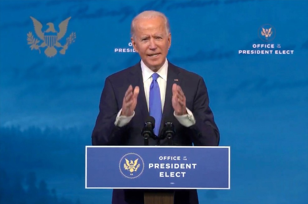 Biden po potrditvi zmage prvič ostro napadel Trumpa in ga obtožil napada na ameriško demokracijo (foto: Profimedia)