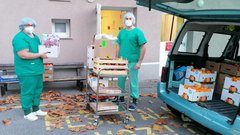 Malic so se razveselili tudi v bolnišnici Trbovlje.