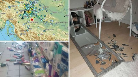 Močan potres z magnitudo 5,2 zjutraj stresel širše območje Zagreba