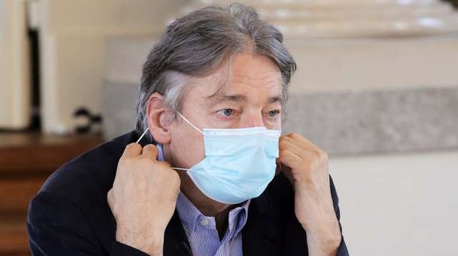 Minister za kulturo pozitiven na rutinskem testu za koronavirus (foto: Daniel Novakovič/STA)