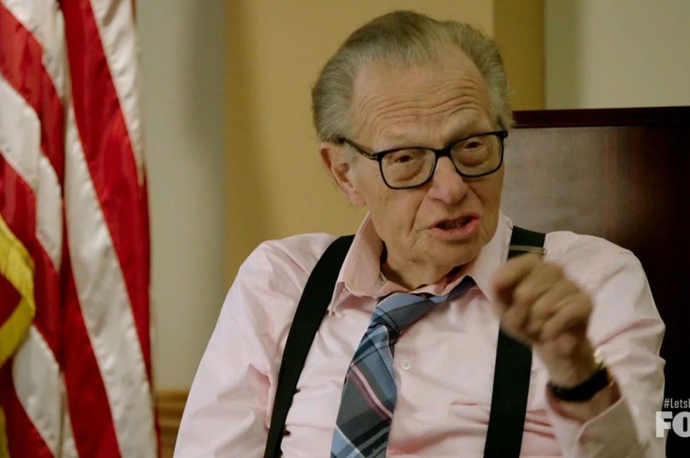 Sloviti voditelj pogovornih oddaj Larry King zaradi covida-19 v bolnišnici (foto: profimedia)
