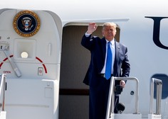 Trump naj bi dan pred inavguracijo Bidna z letalom Air Force One "pobegnil" na Florido