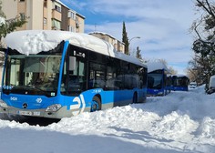 V Madridu nepretrgoma snežilo 36 ur, težave s snegom tudi na Balkanu