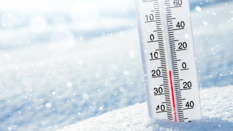 Tako mrzlo jutro je bilo nazadnje februarja 2018, podobno bo tudi v petek