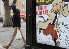 Prvo naslovnico stripa o Tintinovih dogodivščinah na dražbi prodali za 3,2 milijona evrov