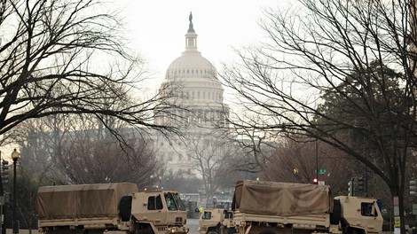 Pred inavguracijo novega ameriškega predsednika poostrena varnost po vsej državi