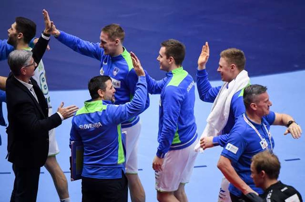 Slovenski rokometaši na SP do točke s Švedi tri sekunde pred koncem (foto: STA/Nebojša Tejić)