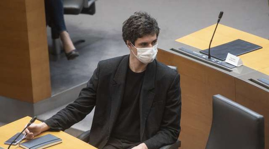 Po burnem začetku poslanci Levice zapustili sejo DZ (foto: Bor Slana/STA)
