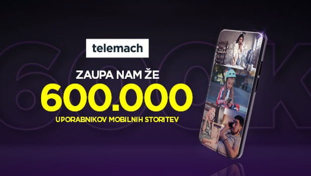 
                            Telemach slavi novo prelomnico - 600.000 uporabnikov (foto: Telemach)