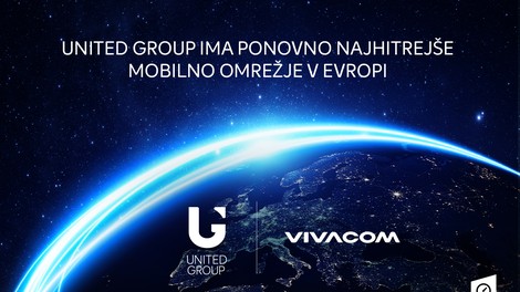 United Group ima ponovno najhitrejše mobilno omrežje v Evropi
