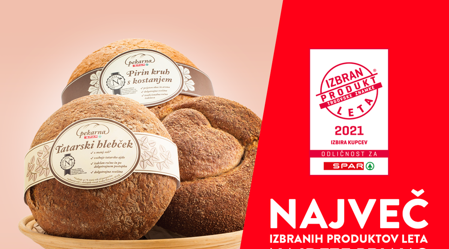 Največ Izbranih produktov leta najdete v Sparu! (foto: Promocijsko gradivo)