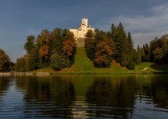 Grad Trakošćan bo zaradi čiščenja mulja začasno ob del jezera