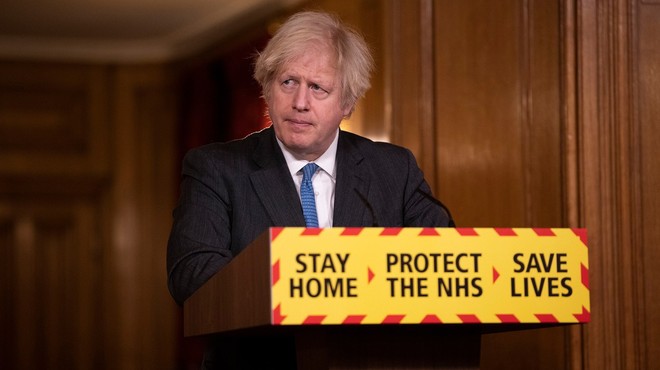 Borisu Johnsonu se je jezik zapletel kar 7-krat, ko je skušal izgovoriti ime novega zdravila za covid (foto: profimedia)